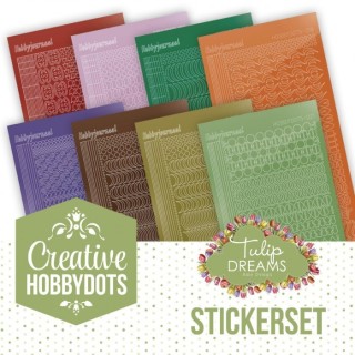(CHSTS058)Stickerset Creative Hobbydots 58
