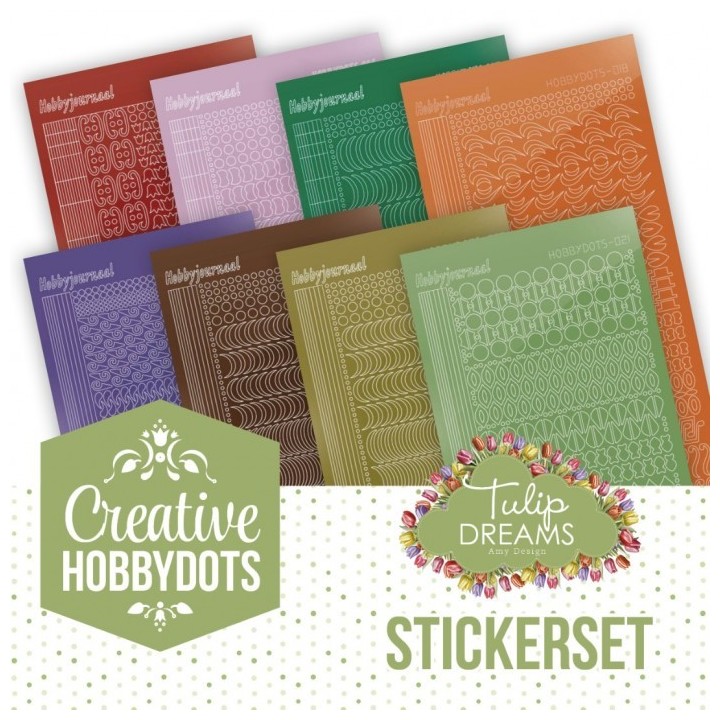 (CHSTS058)Stickerset Creative Hobbydots 58