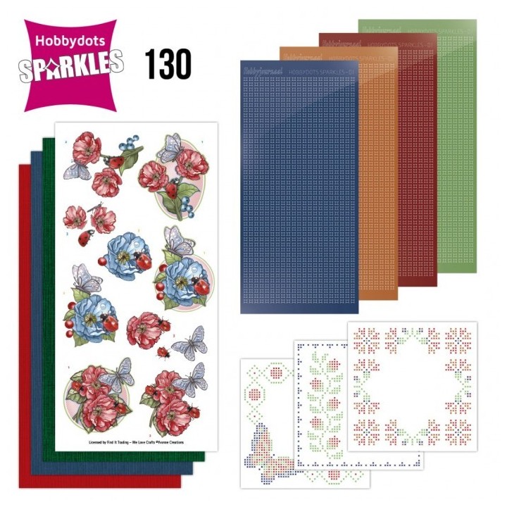 (SPDO130)Sparkles 130 - Yvonne Creations - Ladybug and Butterfly