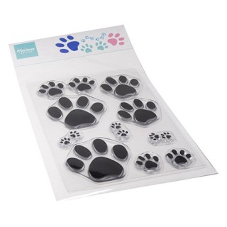 (CS1171)Clear stamp Paw prints