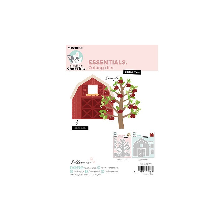 (CCL-ES-CD990)Studio Light Cutting Die Appletree Essentials nr.990