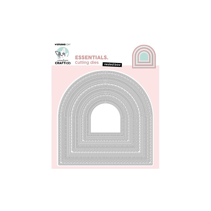 (CCL-ES-CD991)Studio Light Cutting Die Nested Bow Essentials nr.991