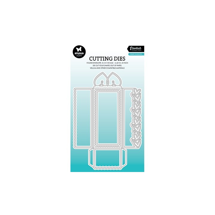 (SL-ES-CD954)Studio Light SL Cutting Die Heart Envelope Essentials nr.954