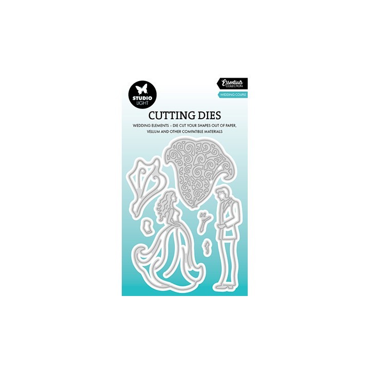 (SL-ES-CD955)Studio Light SL Cutting Die Wedding Couple Essentials nr.955