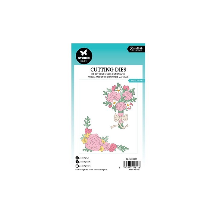 (SL-ES-CD957)Studio Light SL Cutting Die Bridal Florals Essentials nr.957