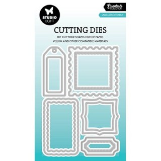 (SL-ES-CD979)Studio Light SL Cutting Die Label Assortment Essentials nr.979