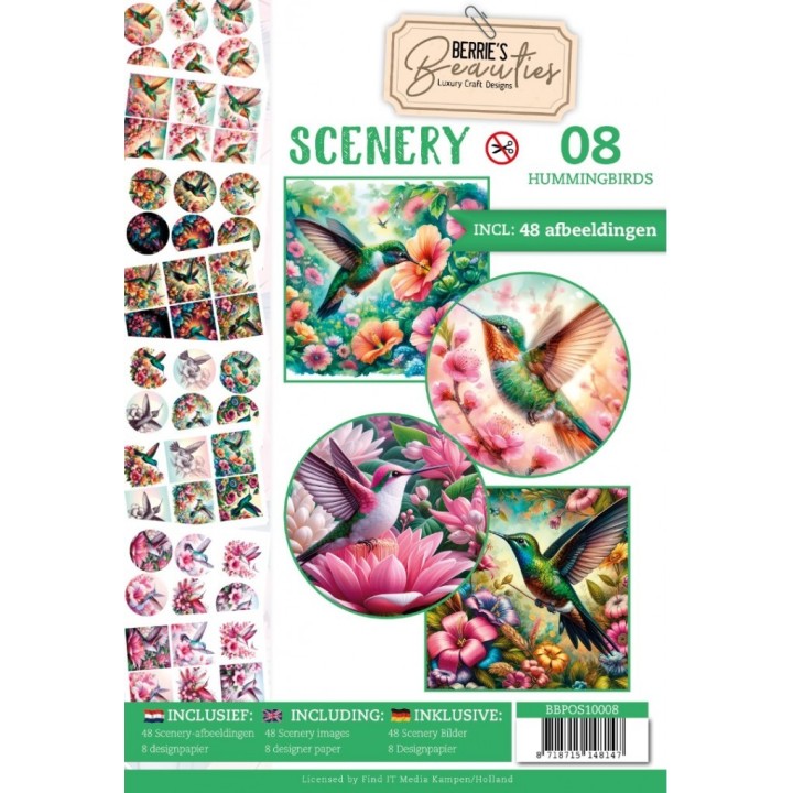 (BBPOS10008)Push-Out Book Scenery 8