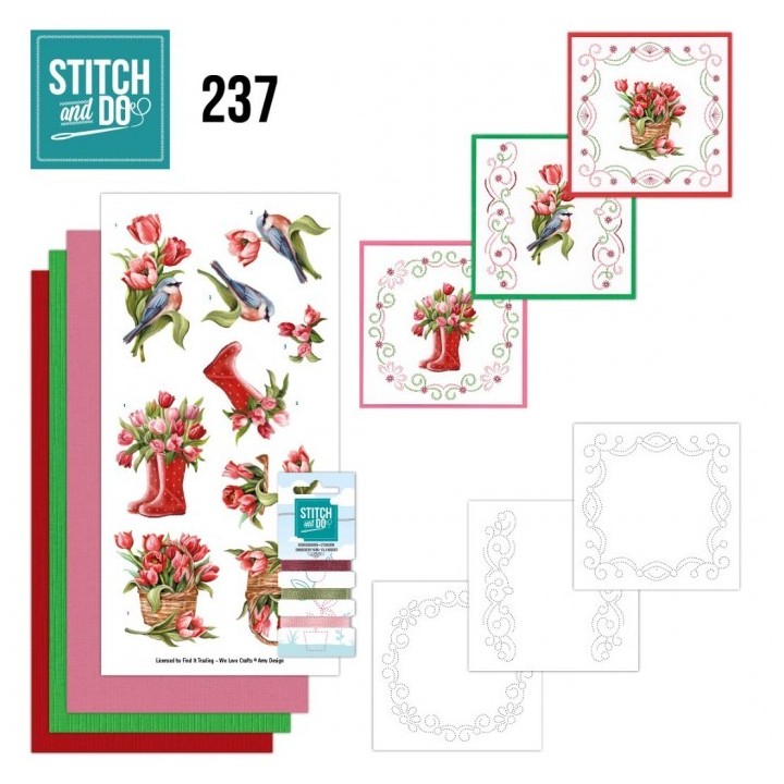 (STDO237)Stitch and Do 237 Amy Design - Tulip Dreams