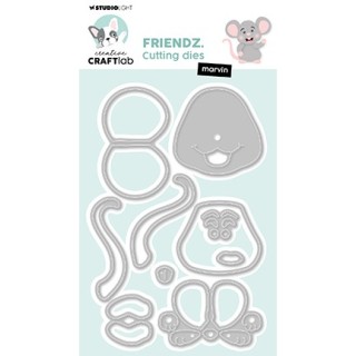 (CCL-FR-CD967)Studio Light Cutting Die Muis Marvin Friendz nr.967