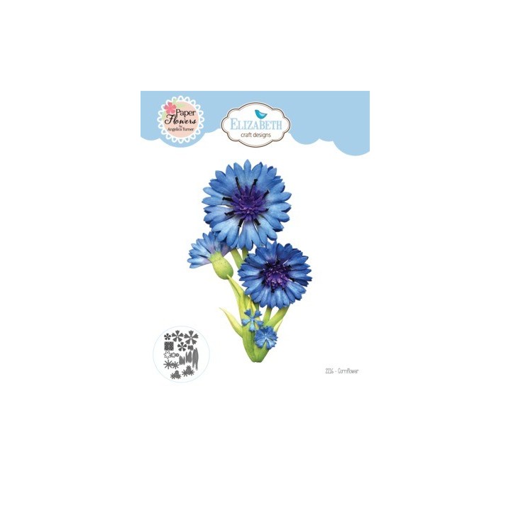 (2216)Elizabeth Craft Design Spring Awakening Dies Cornflower