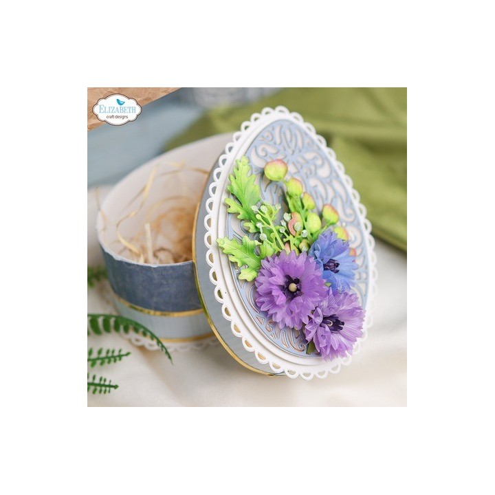 (2218)Elizabeth Craft Design Spring Awakening Dies Decorative Egg