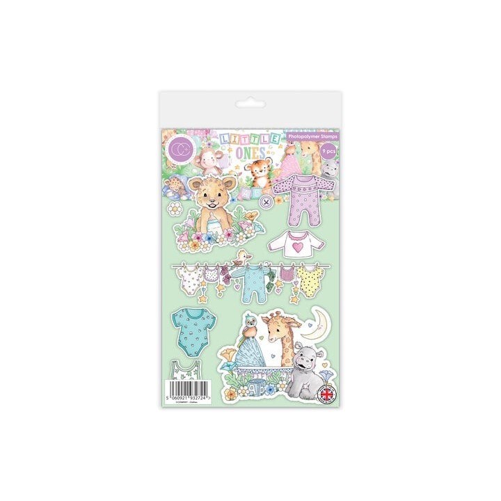 (CCSTMP097)Craft Consortium Little Ones Photopolymer Stamp Set Clothes