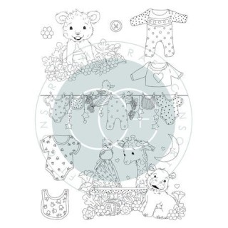 (CCSTMP097)Craft Consortium Little Ones Photopolymer Stamp Set Clothes