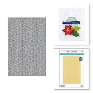 (SES-063)Spellbinders Monoline Stars Embossing Folder