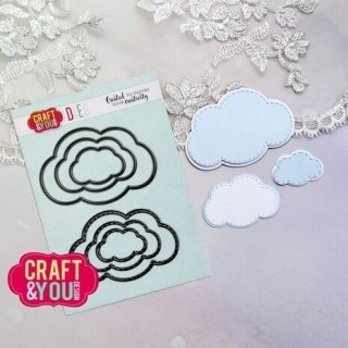 (CW331)Craft and You design Cloud Set Dies