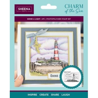 (SD-COTS-STP-SHAL)Crafter's Companion Charm of the Sea Photopolymer Stamp Set Shine a Light