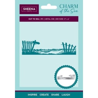 (SD-COTS-MD-OTS)Crafter's Companion Charm of the Sea Metal Die Out to Sea