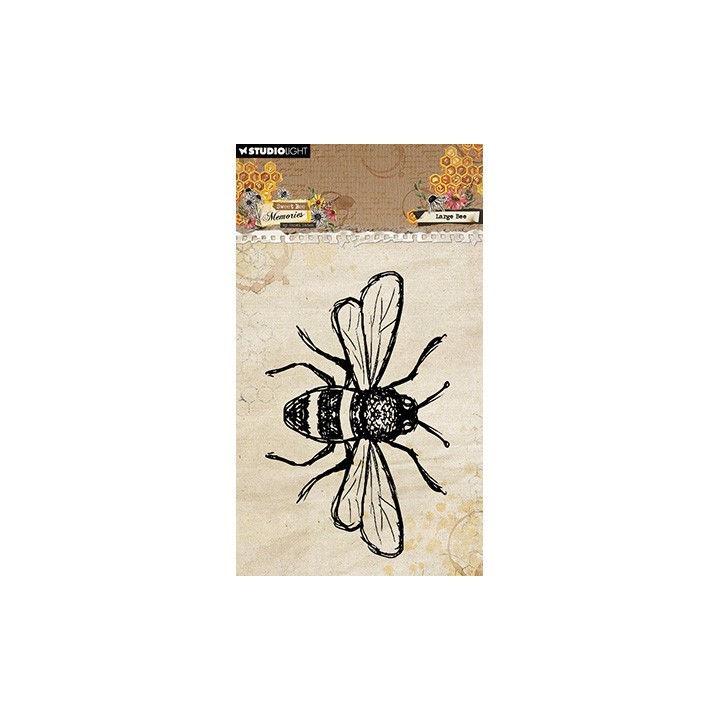 (HE-SB-STAMP795)Studio light SL Stamp Large Bee Sweet Bee Memories nr.795