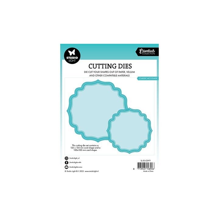 (SL-ES-CD971)Studio Light SL Cutting Die Classic Accolade Essentials nr.971