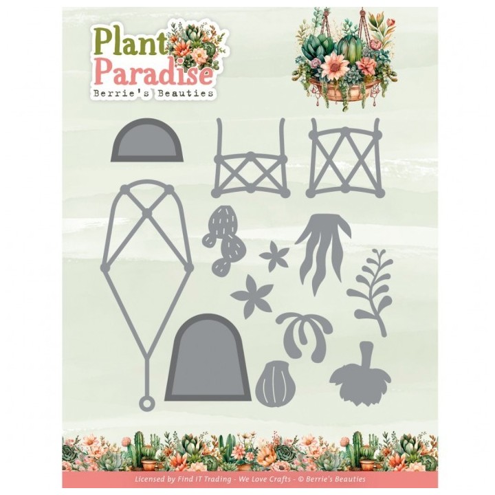 (BBD10040)Dies - Berries Beauties - Plant Paradise - Plant Baskets