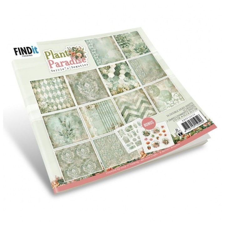 (BBPP10019)Paperpack - Berries Beauties - Plant Paradise 20 x 20 cm
