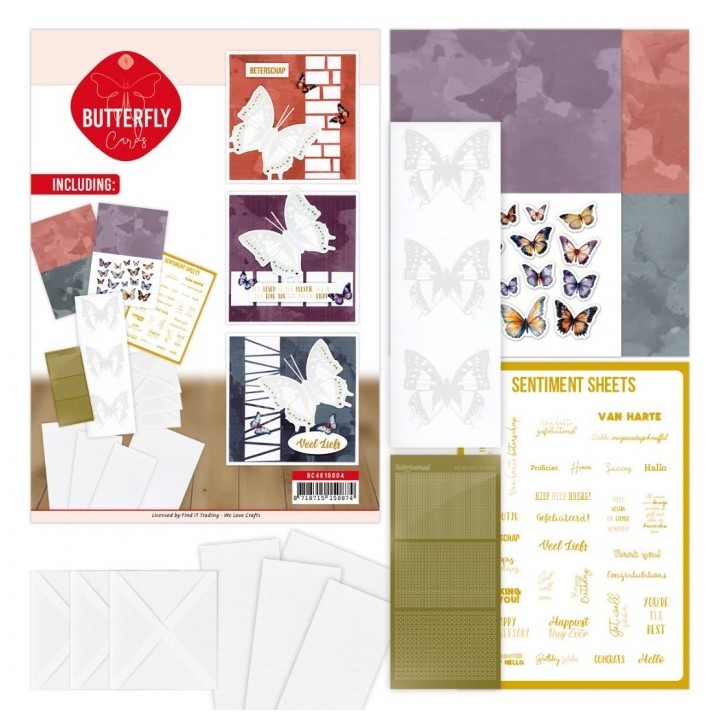 (BC4K10004)Butterfly Cards 4