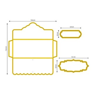 (SD340)Nellie's shape dies Gift Envelope