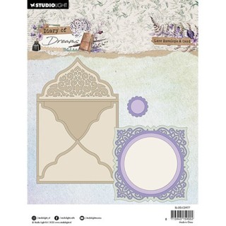 (SL-DD-CD977)Studio Light SL Cutting Die Lace Envelope Diary of Dreams nr.977