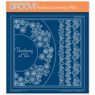 (GRO-WO-42474-03)Groovi Plate A5 Tina's Thinking of You Rosie Doodles All In One