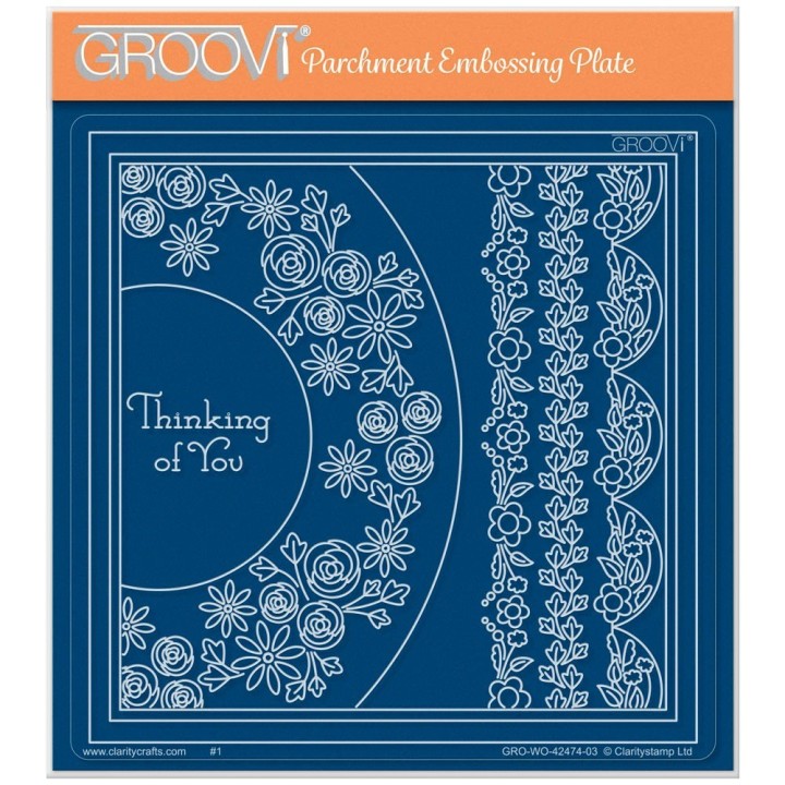 (GRO-WO-42474-03)Groovi Plate A5 Tina's Thinking of You Rosie Doodles All In One