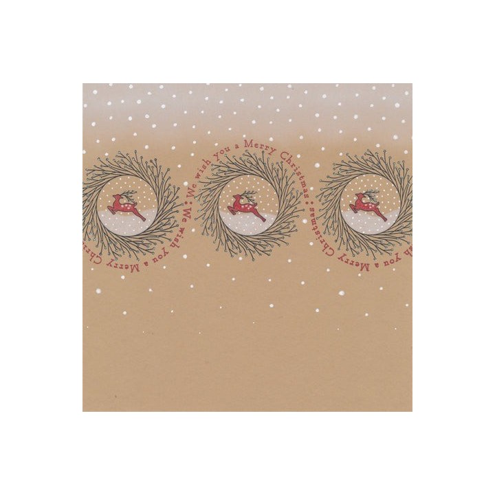(STA-CH-11659-A5)Claritystamp KISS by Clarity - Christmas Wreaths A5 Square