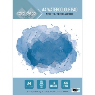 (CDEPB001)Card Deco Essentials - Watercolour Pad (A4)