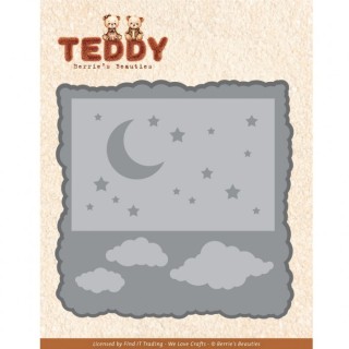 (BBD10041)Dies - Berries Beauties - Teddy - Teddy and the Moon