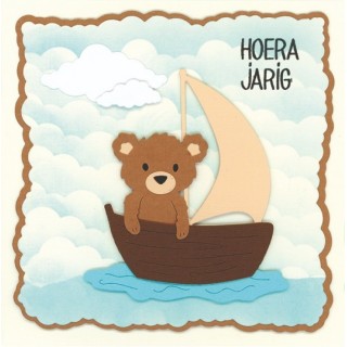 (BBD10041)Dies - Berries Beauties - Teddy - Teddy and the Moon