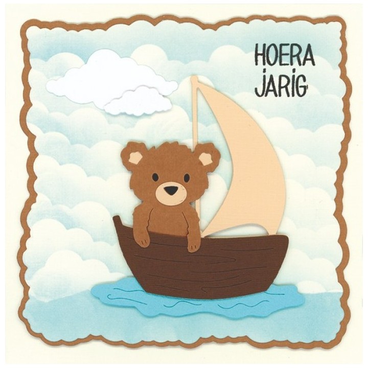 (BBD10041)Dies - Berries Beauties - Teddy - Teddy and the Moon
