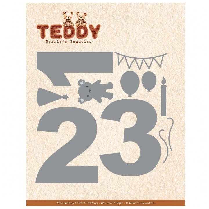 (BBD10042)Dies - Berries Beauties - Teddy - Teddy Celebrates