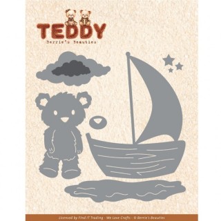 (BBD10043)Dies - Berries Beauties - Teddy - Teddy and the Boat