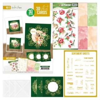 (3DVC4K10005)3D Velvet Cards 4K - Garden Classics