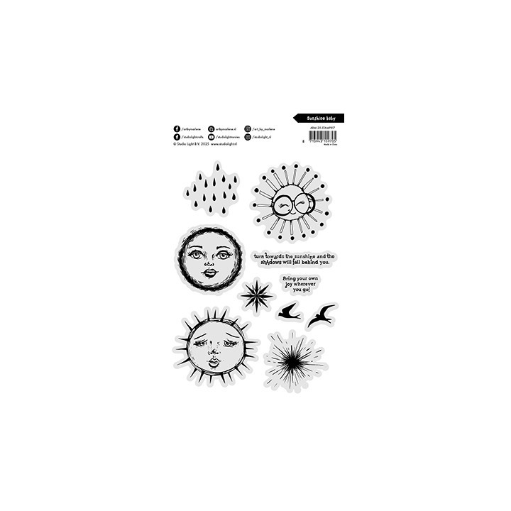 (ABM-25-STAMP817)Studio light Stamp Sunshine baby Art by Marlene nr.817