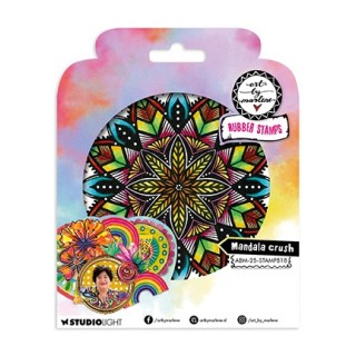 (ABM-25-STAMP818)Studio light Stamp Mandala crush Art by Marlene nr.818