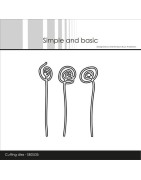 (SBD535)Simple and Basic Funky Flowers 1 Dies
