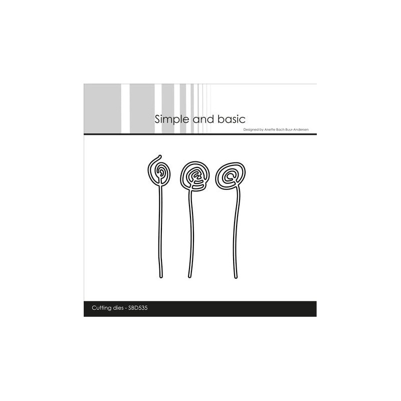 (SBD535)Simple and Basic Funky Flowers 1 Dies