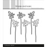 (SBD536)Simple and Basic Funky Flowers 2 Dies