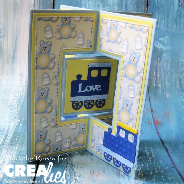 (CLCZ342)Crealies Cardzz Dies No. 342 Multi Spinner + Carousel Card Square