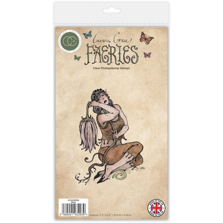 (CCLGSTMP004)Craft Consortium Fairies A6 Clear Photopolymer Stamps Wilted