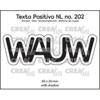 (POSNL202)Crealies Crea-Nest-Lies Texto Positivo Dies WAUW