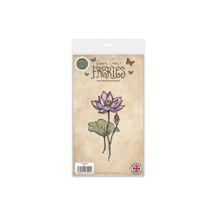 (CCLGSTMP010)Craft Consortium Fairies A6 Clear Photopolymer Stamps Lotus