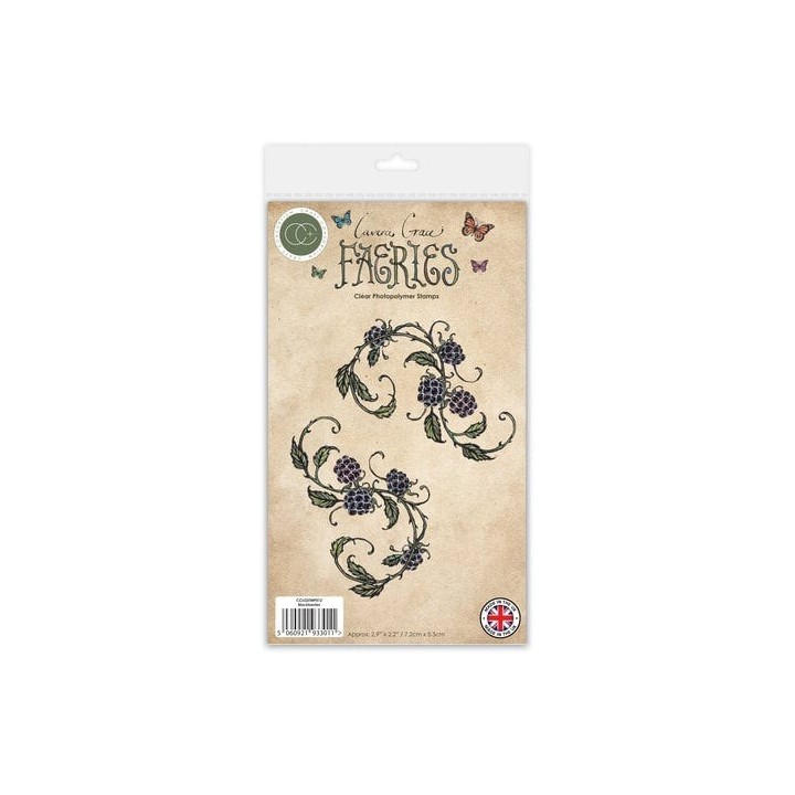 (CCLGSTMP012)Craft Consortium Fairies A6 Clear Photopolymer Stamps Blackberries