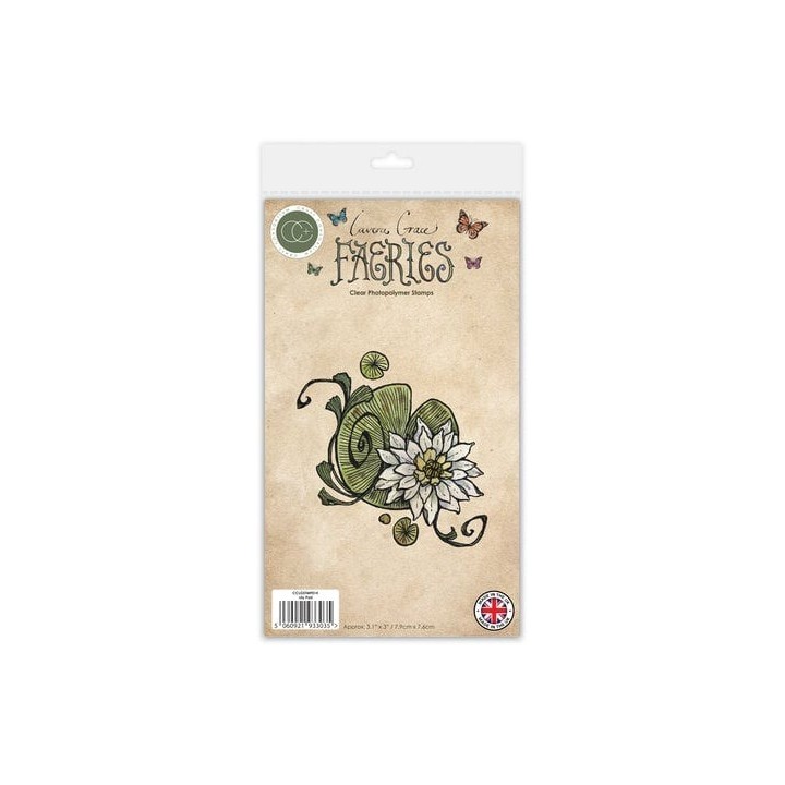 (CCLGSTMP014)Craft Consortium Fairies A6 Clear Photopolymer Stamps Lily Pad