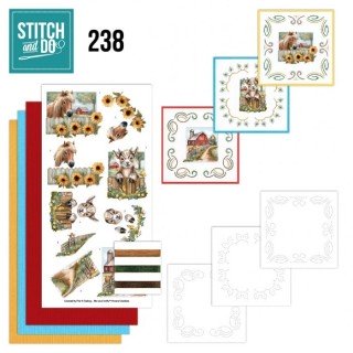 (STDO238)Stitch and Do 238 - Yvonne Creations - Farm Friends